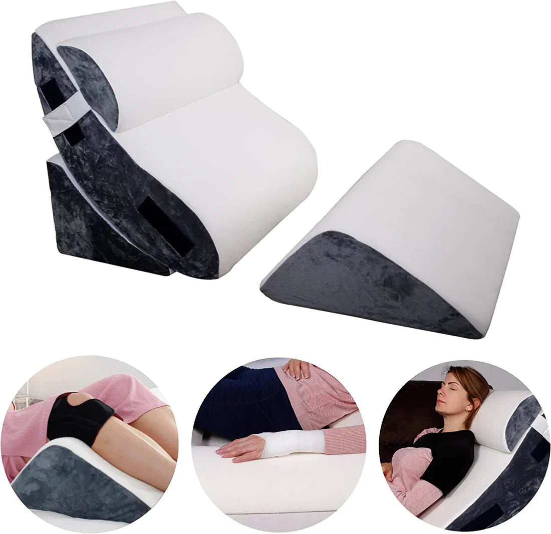 Orthopedic Bed Wedge Pillow Set (4pcs)