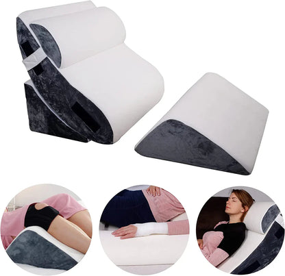 Orthopedic Bed Wedge Pillow Set (4pcs)