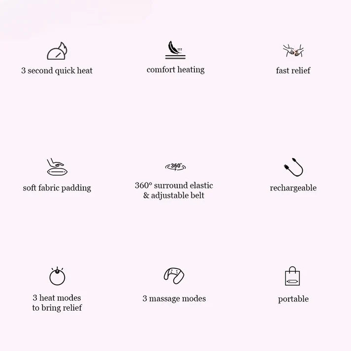 Heating Pad for Back or Belly Pain Relief for Women