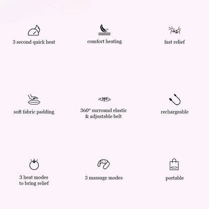 Heating Pad for Back or Belly Pain Relief for Women